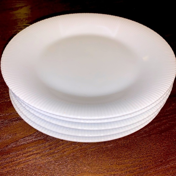 Ascot Other - Set of 6 White Ascot Japan Fine China Vintage Bread Pie Dessert Plates